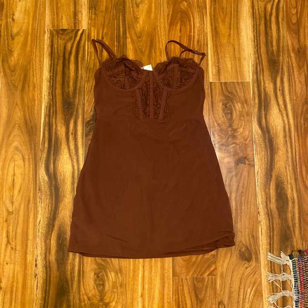 ADORABLE URBAN OUTFITTERS CORSET DRESS🤎🤎🤎🤎🤎